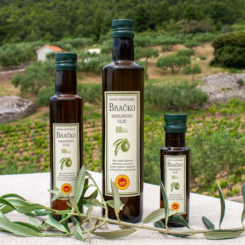 OPG Bilić, Weinreben und Olivenbäume